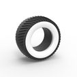1.jpg 3D file Diecast pulling tractor Whitewall rear tire 1 Scale 1:25・Design to download and 3D print