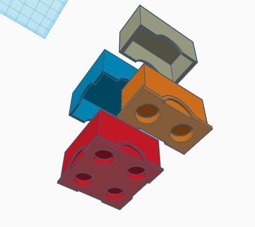 2x2 and 2x1 2.png Пакет блочных ящиков для хранения