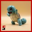 cults3D-8.jpg Fichier STL Pokemon Squirtle・Design à télécharger et à imprimer en 3D