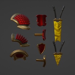 Cosmetics.png Fichier 3D gratuit [Tabletop Minis - FREE & presupported] COSMETICS Addon Pack pour le chevalier de l'espace Bondsman・Plan pour imprimante 3D à télécharger