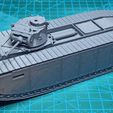TOG-I_Parts-assembled.jpg TOG-I 1940 WWII British Heavy Tank Prototype - 1:56 scale / Bolt Action / historical war games