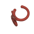 fem-jewel-27 v6-02.png fausses lèvres nez crochet d'oreille FAUX PIERCAGE DE NIPPLE Femme homme Non-perçage Bijoux corporels Poids de bondage Femme DREADLOCK BEAD BEADS RING LIPS EAR femJ-27 version 3d print cnc