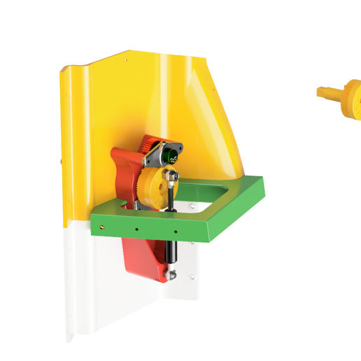 Tiller-Rear.png 737 3D Printed Tiller V2 (3D Print Files)