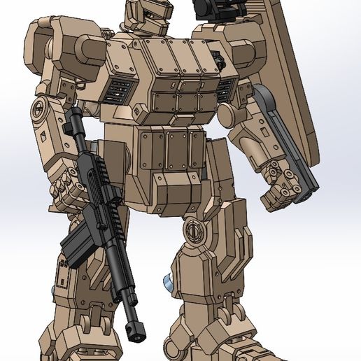 Wolf-2.jpg Mecha Assault Robot Wolf + Pilot 25% Off