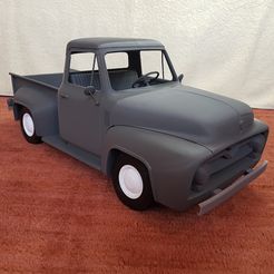 20191017_151547.jpg 3D file Ford F100 1955 - 1:10 scale model kit・Model to download and 3D print