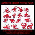 Infected_Horrors_Pack.png Infected Horror Boss With Gun Polyps Meeples