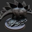 ASDDD.jpg The Lost World Jurassic World Stegosaurus - 3D Print Model