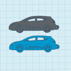 Screenshot-2023-02-08-at-18-46-15-3D-design-SEAT-1-Tinkercad.png STL-Datei Seat leon schlüsselanhänger siluete・Modell zum Herunterladen und 3D-Drucken
