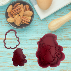 GnommitKugel.png Fichier STL Gnomes CookieCutter・Plan imprimable en 3D à télécharger
