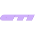 GTI logo.stl GTI logo for car - GTI car logo