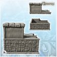 3.jpg Medieval stone building with flat roof and terrace (4) - Medieval Fantasy Magic Feudal Old Archaic Saga 28mm 15mm