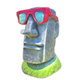 model-6.png Moai statue wearing sunglasses and a party hat NO.3