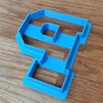 Varsity-P.jpg Varsity Style Letter P Cookie Cutter