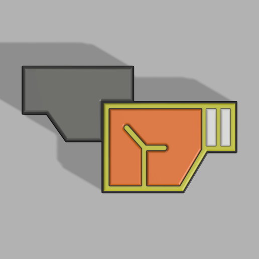 Rumble Badge (Kalos) || Lid Medal (Kalos) 3D model