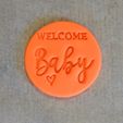 WelcomeBaby2Stmp.jpg Baby / Child Themed Fondant / Cupcake Embosser Pack - 24 Designs!
