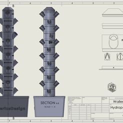 tower_drawing.jpg Fichier STL Tour hydroponique・Design imprimable en 3D à télécharger