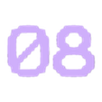 08.stl TERMINAL Font Numbers (01-30)