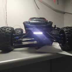 IMG_20220203_181808.jpg STL file FRONT AND REAR LED COB KIT FOR TRAXXAS REVO, REVO 3.3, E-REVO・Model to download and 3D print