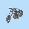 12.jpg Chopper custom biker motorcycle STL printable 3D print