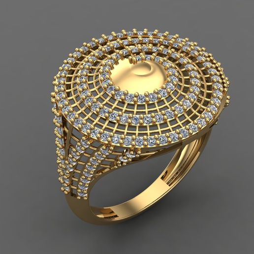 WOMEN RING - 3DM RENDER DETAIL 3D PRINT MODEL - 3D model