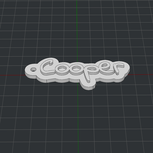 Keychain Cooper 3D model