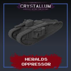 oppress-pic.jpg Free STL file Heralds of the Apocalypse Oppressor Tank・3D printing model to download