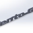 1.png Volkswagen Vento GT Badge STL