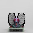 untitled.8.jpg Butterfree - Arte de fã para impressão 3D