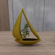 untitled3.jpg 3D Sail Holder Decor With 3D Stl Files,Plant Pot, Key Holder, Indoor Vase, 3D Home Decor, Card Holder, Keychain Holder, 3D Home Decor