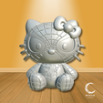 kitty-spidey.png Hello Kitty x Spider-Man - Figura 3D Crossover