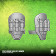 13.png Deathrider Shoulder Armor 3D printable files for Action Figures