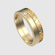 rotating_30.png Intricate Greek Key Band Ring 3D print