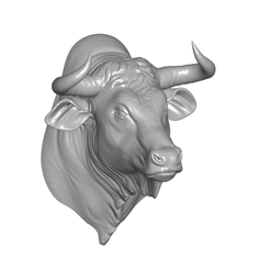 bullhead.png Fichier STL tête de taureau・Plan imprimable en 3D à télécharger