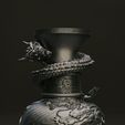 silver1.jpg Dragon Vase Meiji Style