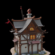 8.png Stylized Fantasy Medieval House