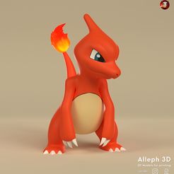charmeleon-1.jpg Файл STL Покемон шармелеон・Дизайн для загрузки и 3D-печати