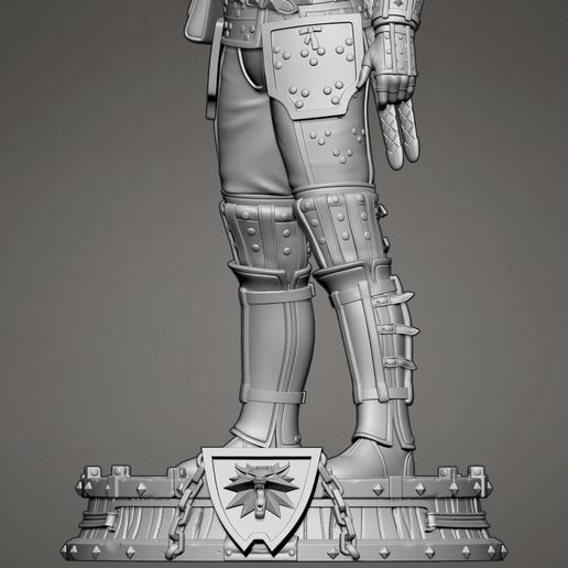 witcher-3d-print-stl-model-fdm-pla-sls-3dprinting-10.jpg Geralt Witcher 2 MODELS 1 PRICE