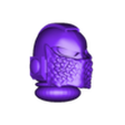 Base_SalamanderMask5.stl Fire Salamander Helmets