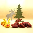 DSC01192 copia.jpg STL file Lazy Reindeer・3D print design to download