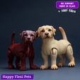 6.jpg Labrador retriever realistic dog articulated flexi toy (STL & 3MF)
