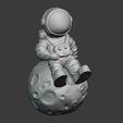 Austronaut_side.jpg Astronaut sitting on the moon printable model