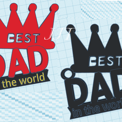 best.png STL-Datei Vatertag Schlüsselanhänger einzigartig Papa Papa Papa Papa Juni 2023・3D-druckbares Modell zum Herunterladen