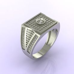 31-1-4,50mm-1,40.jpg Download file Gents Ring - STL READY • 3D print template, tuttodesign