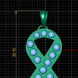 dimension-1.png ダイヤモンドアンククロスペンダント3Dモデル