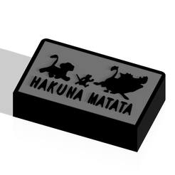 box-1.png STL file Box Lamp Hakuna Matata・3D print object to download