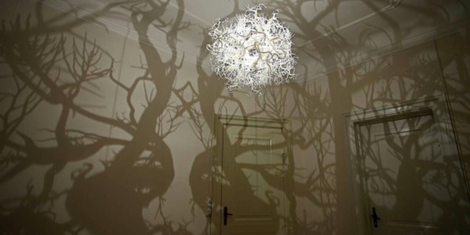 lustre imprimé en 3D Thyra Hilden Pio Diaz objet 3D fichier 3D design creation cults cults 3D lamp shade forest wood 