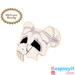 Listing-Template-V7-First-Photo-new.png Nelliel Adult Mask 3D Model Digital File - Professionally Designed - Nelliel Cosplay - Nelliel Mask