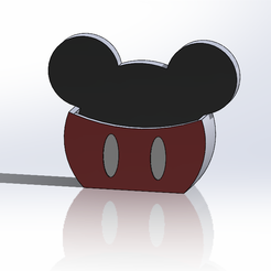 STL file Mickey Mouse Head Coin Bank・3D print design to download・Cults