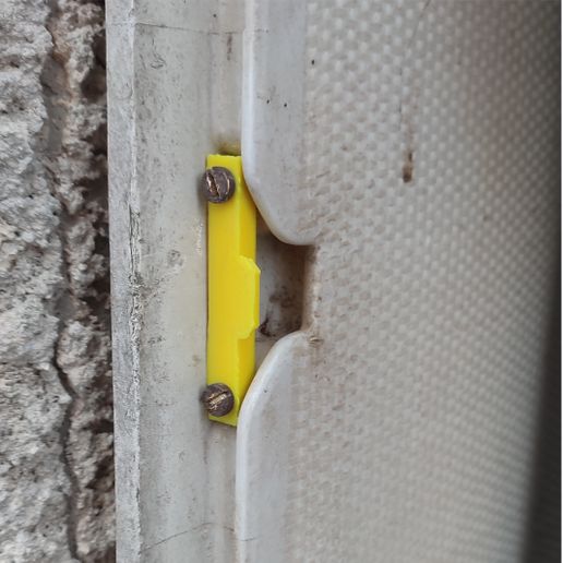 door holding bar for external EDF meter 3D model