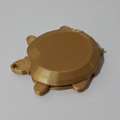 1.jpg Free STL file Funky turtle keychain・3D printable model to download, DK7